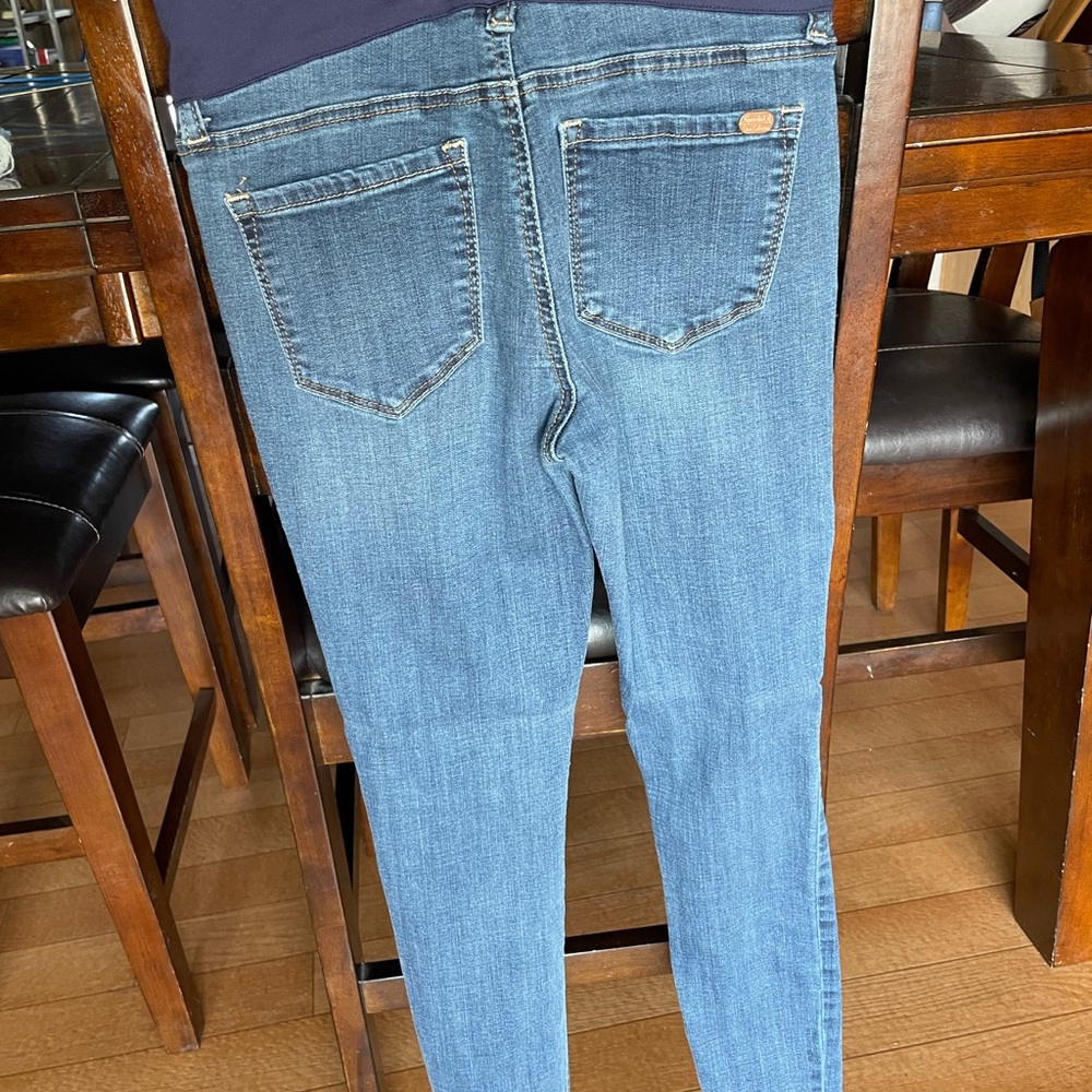 Pinkblush Light Blue Women's Maternity Skinny Jeans